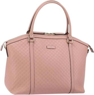 Gucci Pre-owned Handbags, female, Pink, Size: ONE SIZE Pre-owned Vintage Handbag