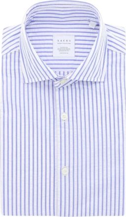 Xacus 422Ml 21210004 Gestreept Shirt - Heren - Casual Overhemden - Veelkleurig - L - Leer - Overhemden