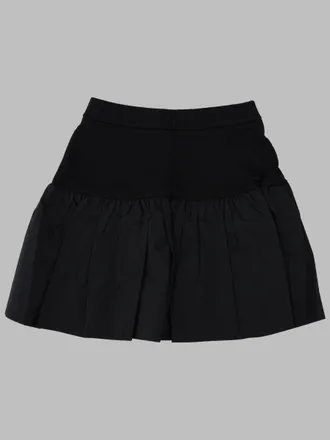 Emporio Armani Cotton Blend Skirt - Black