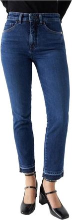 Salsa Skinny Jeans - Dames - Slim Fit Jeans - Blauw - W25 L28 - Jeans