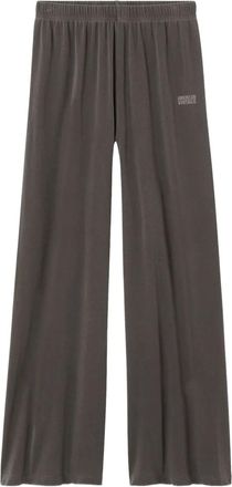 American Vintage Pantaloni sportivi Pymaz con logo - Grigio