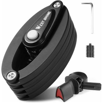 OEM Candado Plegable Para Bicicleta, Candado De Combinaci&oacute;n De 4 D&iacute;gitos, Nivel De Seguridad 6, Candado Plegable Resistente Para Bicicleta, Candado Para B