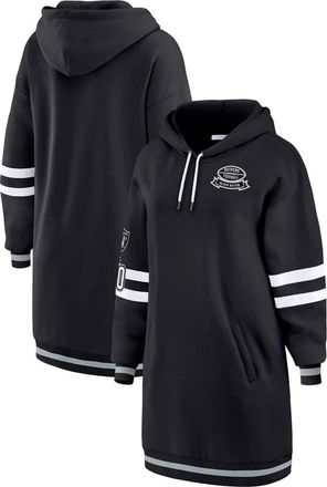 WEAR by Erin Andrews Womens WEAR by Erin Andrews Black Las Vegas Raiders Hoodie Dress at Nordstrom, Size Medium