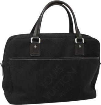 Louis Vuitton Tweedehands Canvas Louis Vuitton tassen - Dames - Vintage Handtas - Zwart - ONE Size - Vintage