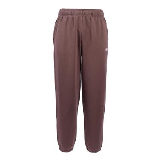 New Balance Sweatpants, male, Brown, Size: XS Sport Essentials French Terry Jogger