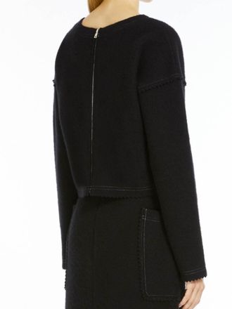 Max Mara Crespo Crop Sweater With Zip