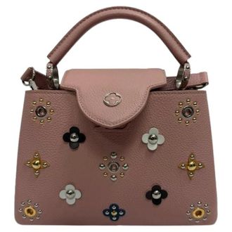 Louis Vuitton Pre-owned Mechanical Flowers Capucines BB Bag - Dames - Pre-owned - Roze - Maat: ONE Size