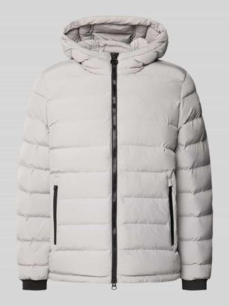 Geox Steppjacke mit Kapuze Modell SPHERICA in Silber, Größe 48