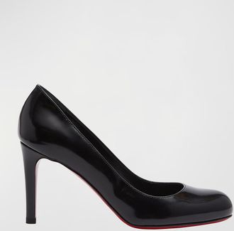 Christian Louboutin 85mm Pumppie Abrasivato Calfskin Leather Pumps