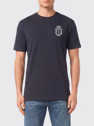 Billionaire Boys Club Slim Fit Cotton T-Shirt with Embroidered Crest
