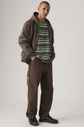 Levi's Pantalones rectos 568 Loose Carpenter - Hombre - 26X30 - Marr&oacute;n / Crackin Bracken Carpenter