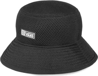 Vans (WMNS) Vans Meshed Up Bucket Hat Black White VN0A4DRWBLK