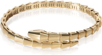 Bulgari Pre-Owned BVLGARI Yellow Gold Serpenti Viper Bracelet