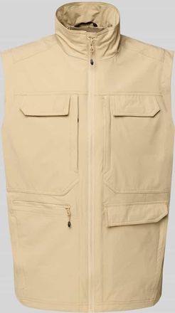 Icepeak Icepeak Weste mit Stehkragen Modell BERGHEIM in Sand, Gr&ouml;&szlig;e 52