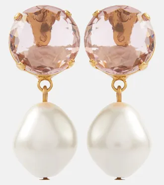 Jennifer Behr Tabitha embellished drop earrings