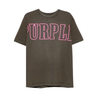 Purple Heren, Tops, Grijs, Maat: XL