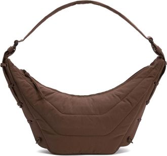 Christophe Lemaire Borsa a spalla Soft Game - Marrone