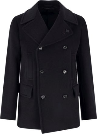 Lardini Cappotto Doppiopetto In Lana Vergine