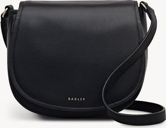 Radley London Black Medium Flapover Cross Body Bag Liverpool Gardens AW25 Radley London