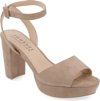 Journee Collection Women & apos;s Nairri Medium and Wide Width Dress Sandals