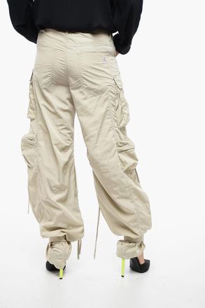 The Attico Pantaloni Parachute Multitasca con Dettaglio Orlo The Attico