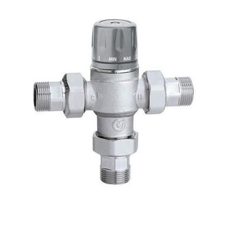 Caleffi Mezclador Termost&aacute;tico Regulable Con V&aacute;lvulas De Retenci&oacute;n Y Filtros Caleffi 5218 3/4