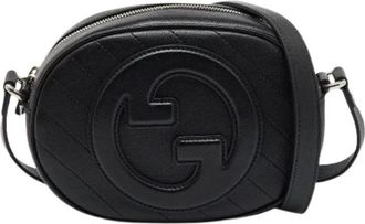 Gucci Pre-owned Vintage Schoudertas - Dames - Vintage Schoudertas - Zwart - ONE Size - Leer - Vintage