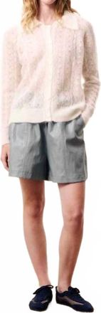 FRNCH Womens Kristen Cardigan In Creme