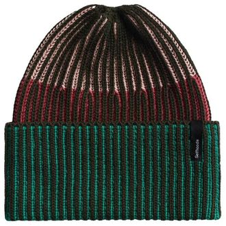 Selfhood Rib Block Beanie M&uuml;tze - Unisex | gr&uuml;n