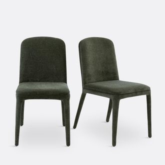 La Redoute Interieurs Set van 2 met stof beklede stoelen, Wilga