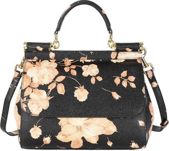 Tiffany & Fred Saffiano Painted Leather Top-Handle Satchel