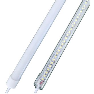 Trade Shop Trade Shop Traesio - Trade Shop - Profilo Barra Rigido Strip Led De 1 Metro 5630smd Bianco Luce Fred Y Caldo 18w - Cubierta Transparente