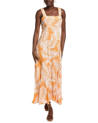Vince Camuto Square Neck Tiered Maxi Dress