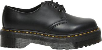 Dr. Martens Klassieke Platform Schoen Glad Leer - Dames - Veterschoenen - Zwart - 40 EU - Leer - Schoenen