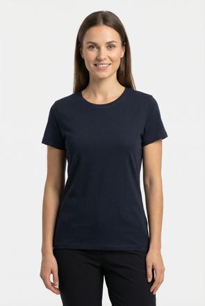 Icepeak T-Shirt ICEPEAK ISLETON, Damen, Gr. XXL, basic schwarz, Obermaterial: 100% Baumwolle, Shirts T-Shirt, sportlicher Stil, leicht figurbetonter Schnitt, 