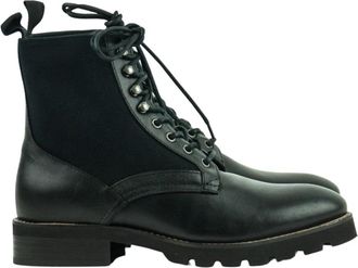 Hudson Elmore Laars - Stijlvol en SEO-vriendelijk - Heren - Veterlaarzen - Zwart - 40 EU - Leer - Schoenen