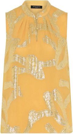 Bruuns Bazaar Ammandra BBTracey Top - Dames - Blouses - Geel - 2XL - Overhemden