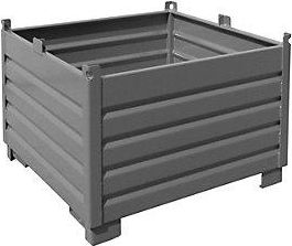 Bauer Recipiente Colector Capacidad 1,0 M&sup3; Gris Rat&oacute;n