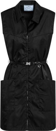 Prada Short Dresses, female, Black, Size: XS Abito
