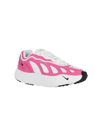 Comme Des Gar&ccedil;ons Wave-Cut Leather Low-Top Sneaker - Pink