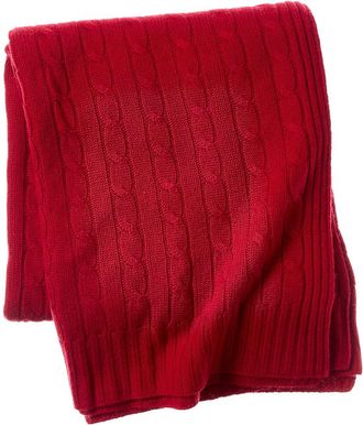 Sofiacashmere 6ply Classic Cashmere-Blend Throw