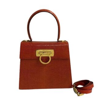 Ferragamo Pre-owned Mini Bags, female, Orange, Size: ONE SIZE Pre-owned Mini Bag