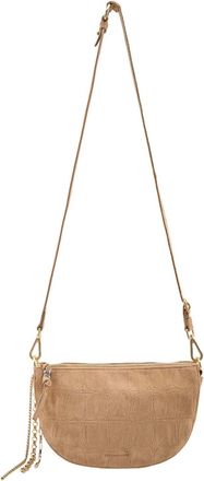Fredsbruder FREDsBRUDER Leather Shoulder Bag Velvet Wild Cross Bag Camel Light Brown
