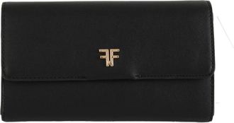 Fracomina Nero Donna Portemonnee Telefoonhoes - Dames - Portefeuilles - Zwart - ONE Size - Accessoires