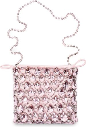 Self Portrait Crystal Chainmail Mini Bag