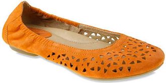 Earth Womens Breeze Flat Shoe In Burnt Orange