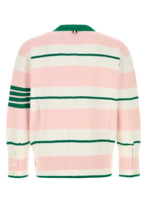 Thom Browne Mkc641ay3016 642 Lightpink Cotton Maglie Sweater
