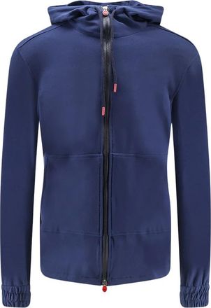Kiton Zip-through Sweater - Heren - Vesten met rits - Blauw - M - Hoodies & sweatvesten