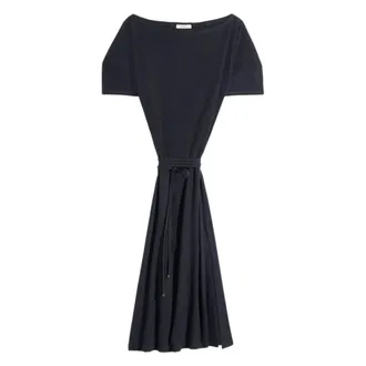 Christophe Lemaire Kleedjes, Dames, Zwart, S, Off Shoulder Jurk