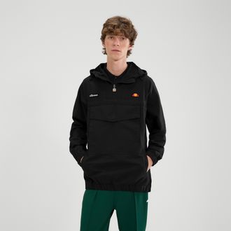 Ellesse Windbreaker ELLESSE, Herren, Gr. XXL, schwarz, Obermaterial: 100% Baumwolle, Jacken Windbreaker, aus Baumwolle, leichtes Material